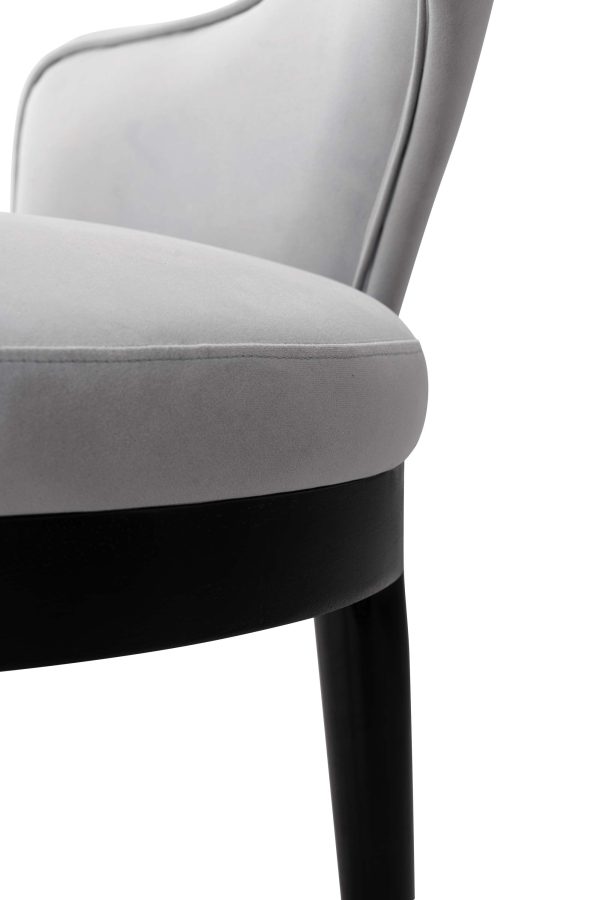 Manhattan Comfort 5-Piece Rockaway Modern Solid Wood Dining Set with Carrington Chairs - Image 9