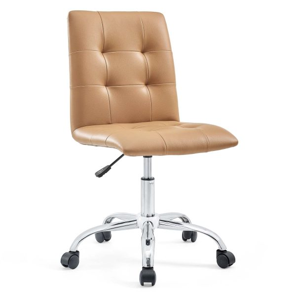 Prim Armless Mid Back Office Chair - Image 9