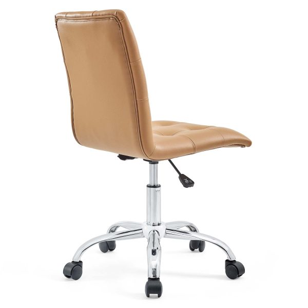 Prim Armless Mid Back Office Chair - Image 11