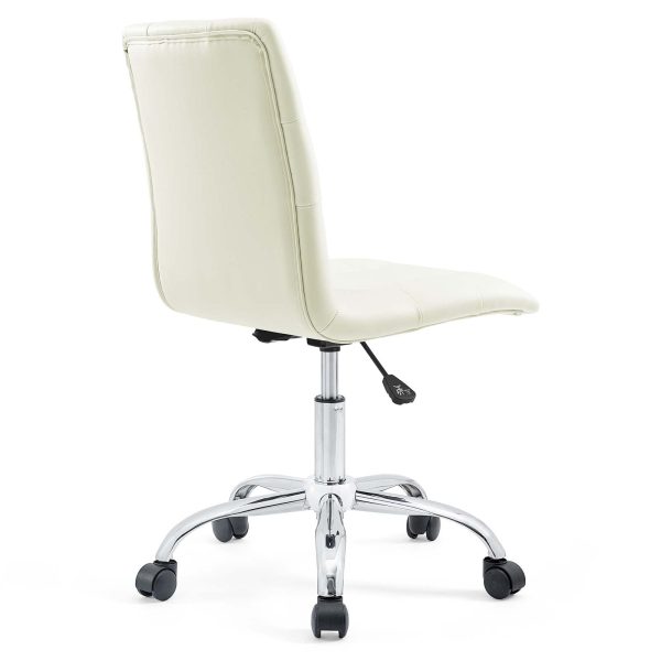Prim Armless Mid Back Office Chair - Image 3