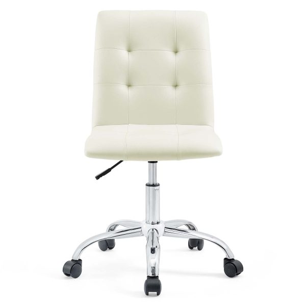 Prim Armless Mid Back Office Chair - Image 4
