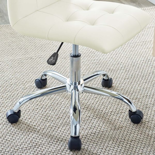 Prim Armless Mid Back Office Chair - Image 7
