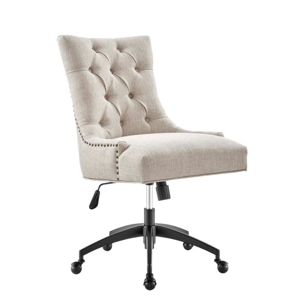 Regent Tufted Fabric Office Chair by Modway EEI-4572-BLK-BEI