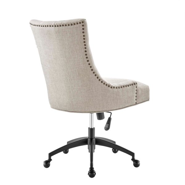 Regent Tufted Fabric Office Chair by Modway EEI-4572-BLK-BEI - Image 3