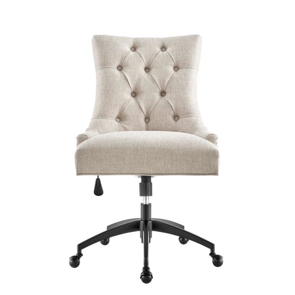 Regent Tufted Fabric Office Chair by Modway EEI-4572-BLK-BEI - Image 4