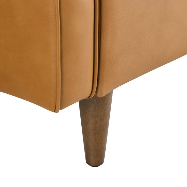 Impart Genuine Leather Loveseat Tan EEI-5554-TAN - Image 3