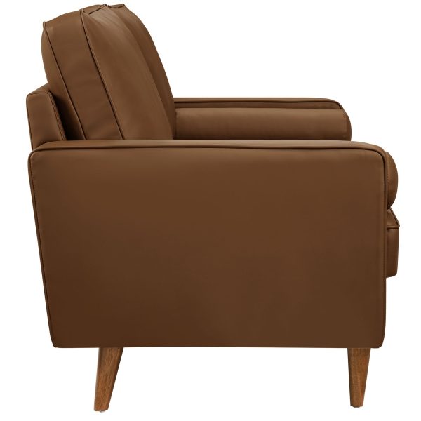 Valour Tufted Vegan Leather Loveseat by Modway EEI-6972 - Image 13
