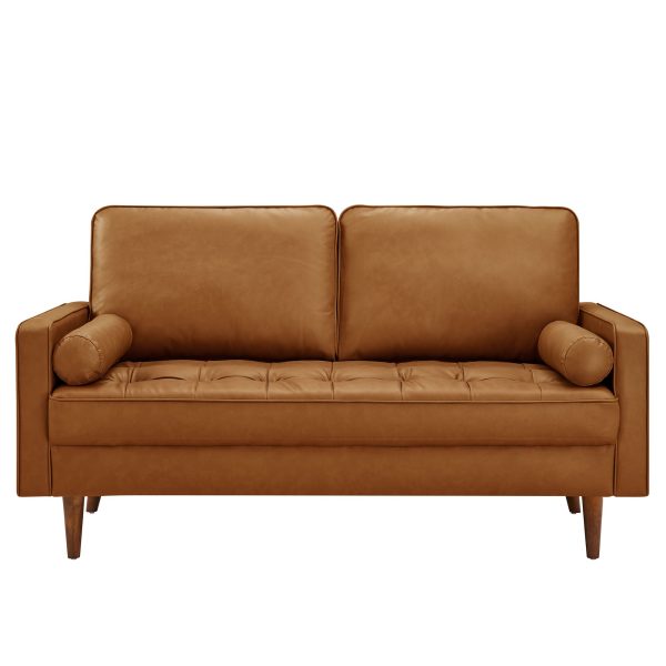 Valour Tufted Vegan Leather Loveseat by Modway EEI-6972 - Image 6