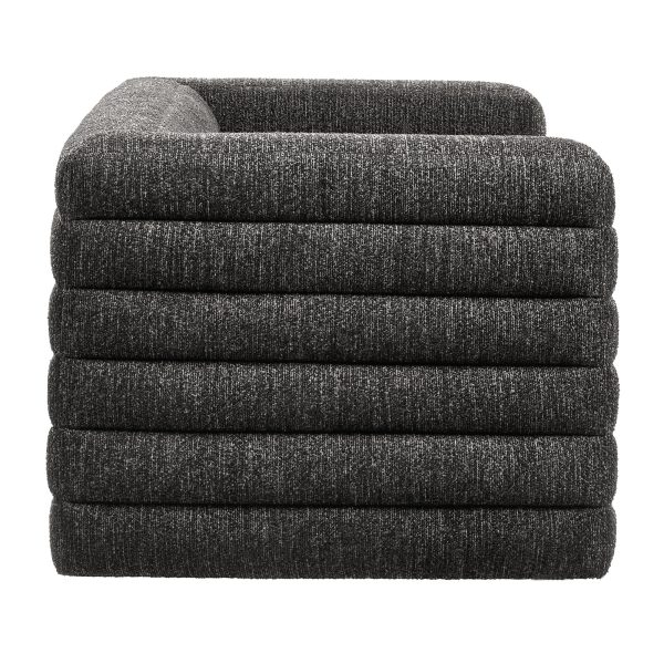 Relle Channel Tufted Boucle Upholstered Loveseat by Modway - Image 13
