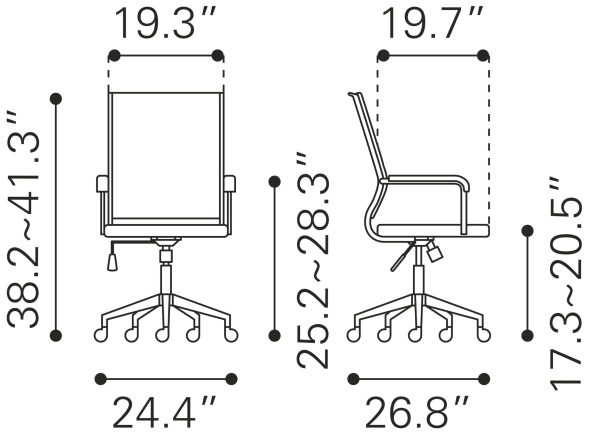 Auction Office Chair Vintage - Image 12
